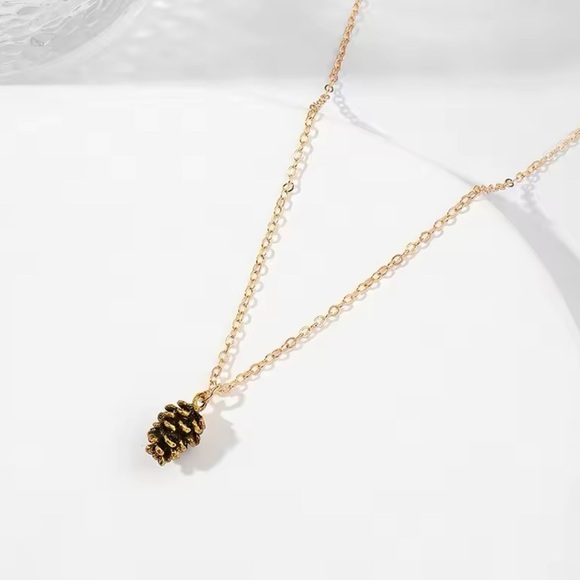 Cute Pinecone Necklace Nature Necklace Forest Necklaces - Picture 5 of 6